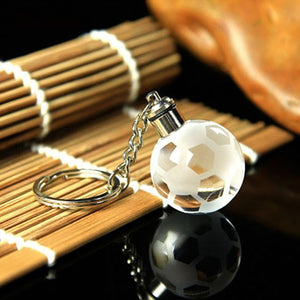 Crystal Led Baller Keychains