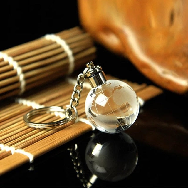 Crystal Led Baller Keychains